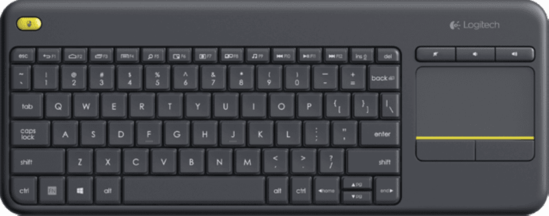 Logitech K400 Plus Wireless Touch Keyboard schwarz