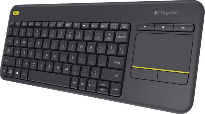 Logitech K400 Plus Wireless Touch Keyboard schwarz