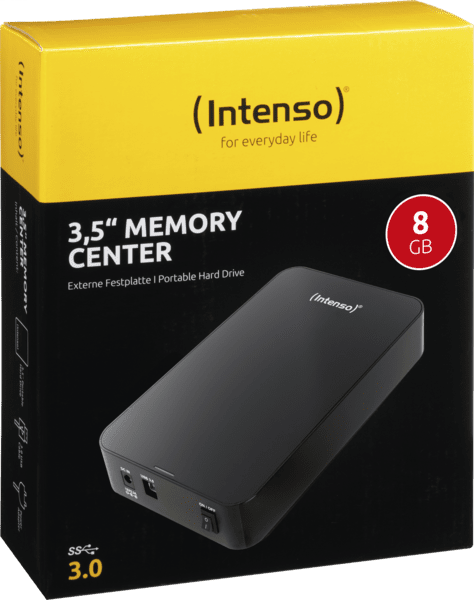 Intenso Memory Center 3,5" HDD 8TB USB 3.0 schwarz