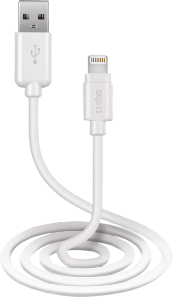 SBS USB auf Lightning Kabel 1m weiß