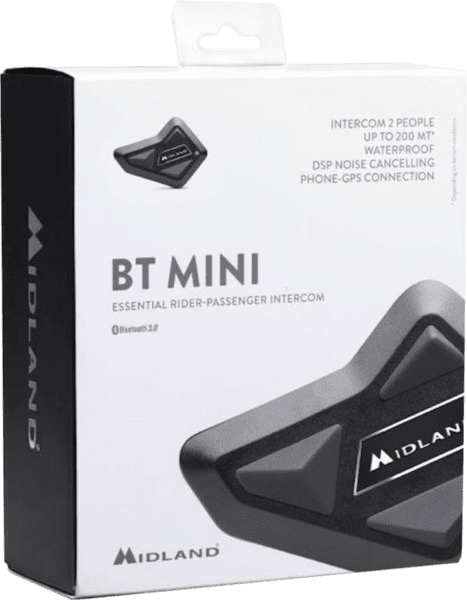 Midland BT Mini BT-Headset Motorradhelme, Einzelgerät