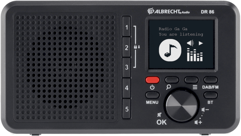 Albrecht DR 86 Senior Digitalradio DAB+ schwarz