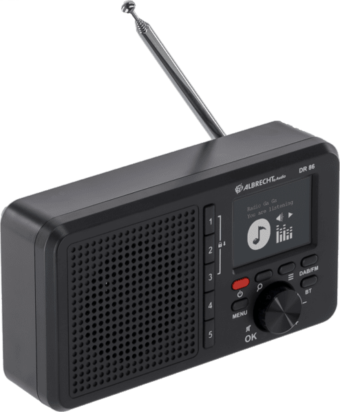 Albrecht DR 86 Senior Digitalradio DAB+ schwarz