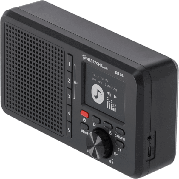 Albrecht DR 86 Senior Digitalradio DAB+ schwarz