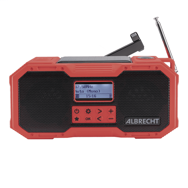 Albrecht DR 112 Outdoor Kurbelradio DAB+/UKW