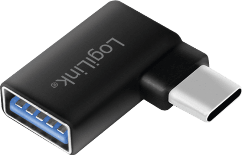 LogiLink USB 3.2 USB-A/USB-C-Adapter gewinkelt LogiLink USB 3.2 USB-A/USB-C-Adapter gewinkelt