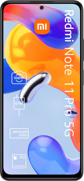 Xiaomi Redmi Note 11 Pro 5G 6GB 128GB grau