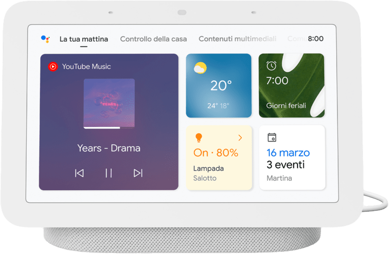 Google Nest Hub 2Gen Chalk