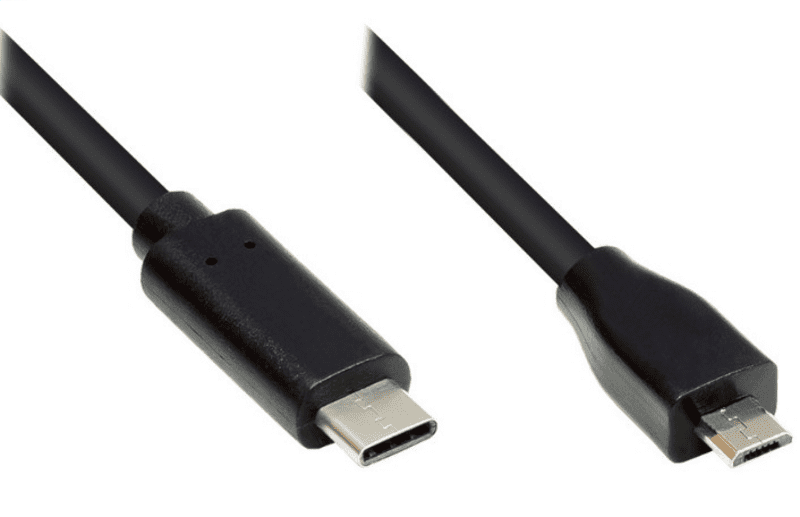 Good Connections USB 2.0 an USB-C CU 2m schwarz Good Connections USB 2.0 an USB-C CU 2m schwarz