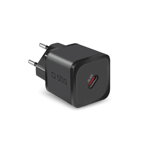 SBS PD Reiselader 30W USB-C GaN schwarz