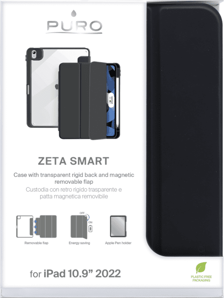 Puro Zeta Smart Case iPad 10,9" (2022) schwarz