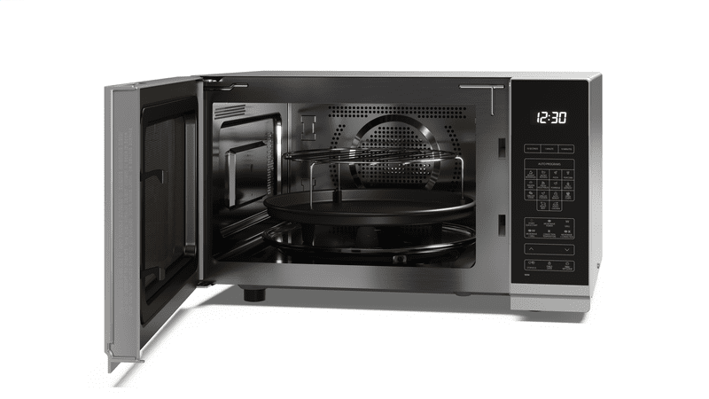 Sharp YC-PC322AE-S Mikrowelle & Grill 32L schwarz/silber