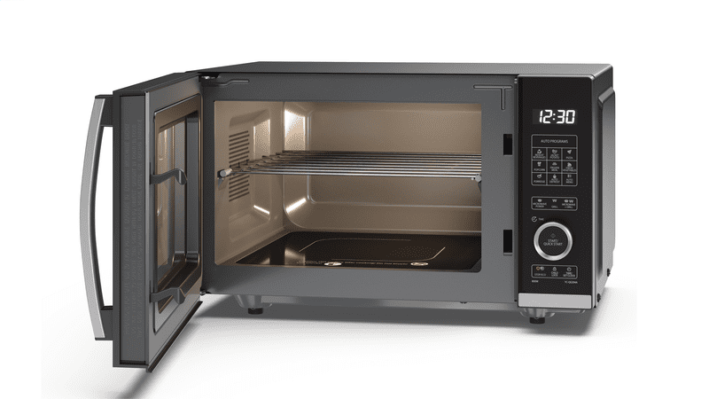 Sharp YC-QG204AE-B Mikrowelle & Grill 20L schwarz/silber