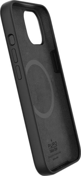 Puro Icon Mag Case iPhone 14/13 schwarz