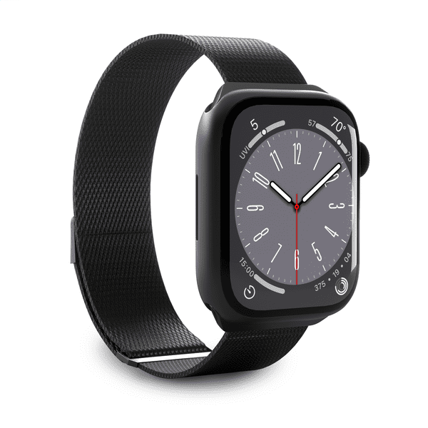 Puro Milanese Armband Apple Watch 42/44/45/49mm schwarz Puro Milanese Armband Apple Watch 42/44/45/49mm schwarz