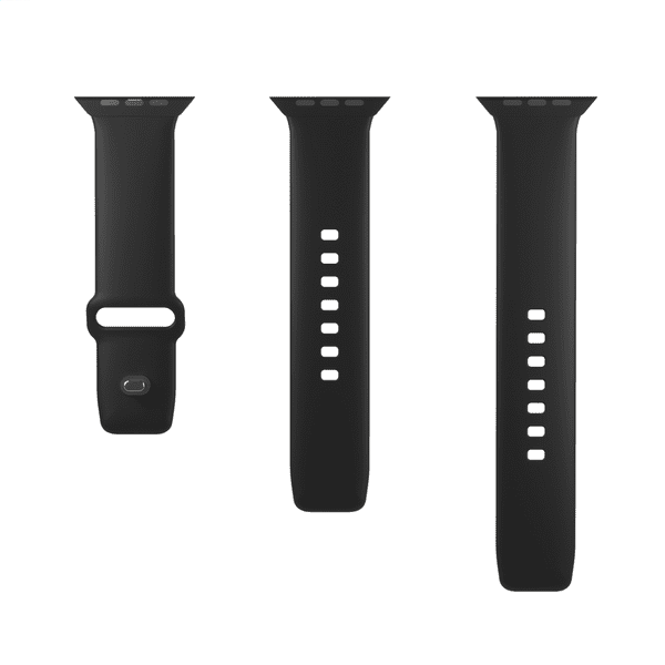 Puro Silicon Armband Apple Watch 38/40/41mm schwarz Puro Silicon Armband Apple Watch 38/40/41mm schwarz