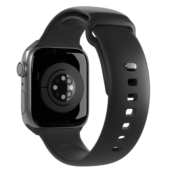 Puro Silicon Armband Apple Watch 38/40/41mm schwarz Puro Silicon Armband Apple Watch 38/40/41mm schwarz