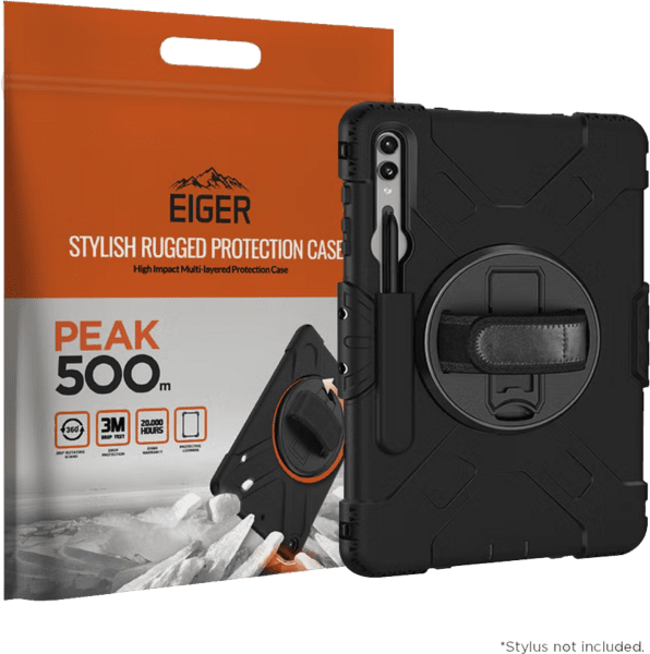 Eiger Peak 500m Case Galaxy Tab S10+/S9+/S9 FE+ schwarz