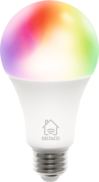 Deltaco Smart Home LED E27 Birnenform 9W RGB