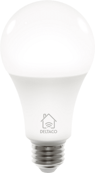 Deltaco Smart Home LED E27 Birnenform 9W weiß