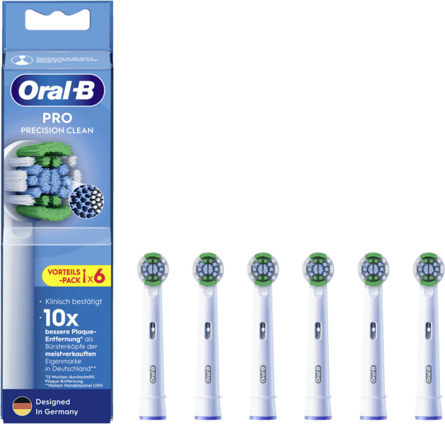Oral-B Pro Precision Clean Aufsteckbürsten 6er weiß
