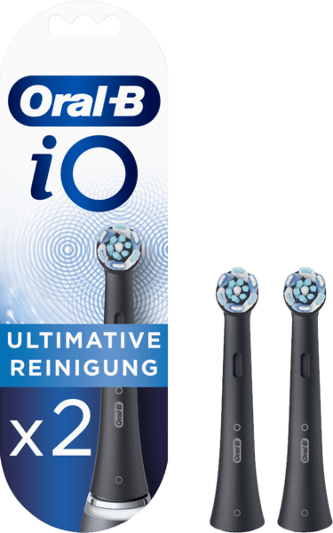 Oral-B iO Ultimative Reinigung 2er Aufsteckbürsten schw.