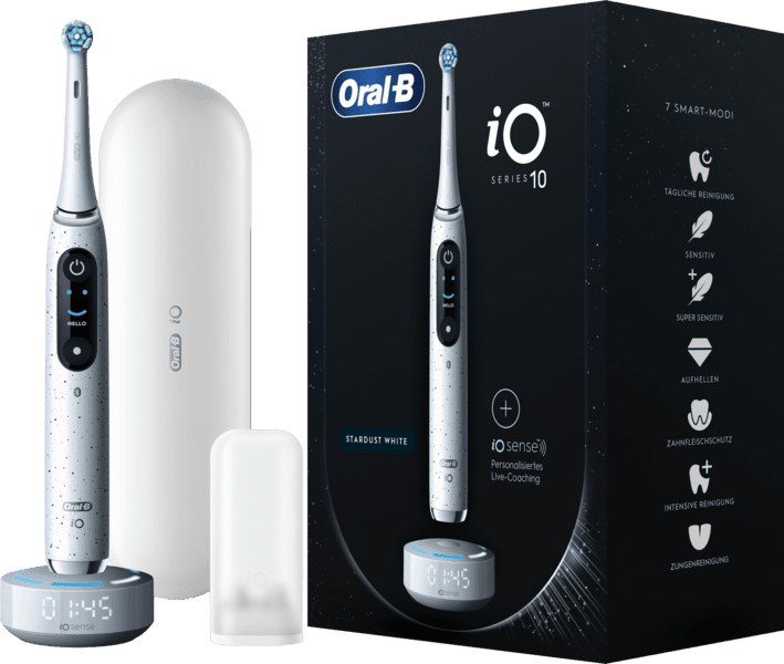 Oral-B iO Series 10 white Elektrische Zahnbürste