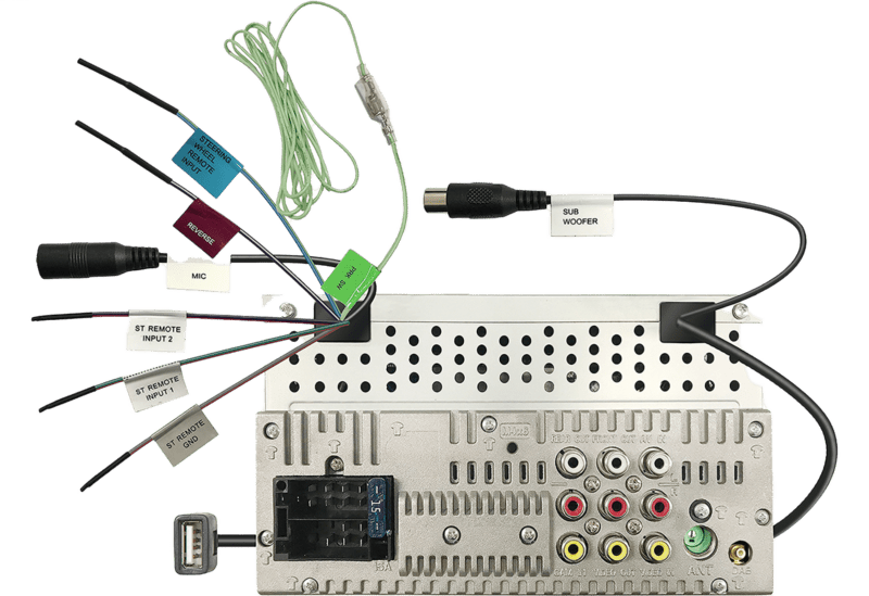 Kenwood DMX129DAB USB/BT/iPhone 6,8" Disp. 2-DIN kurz