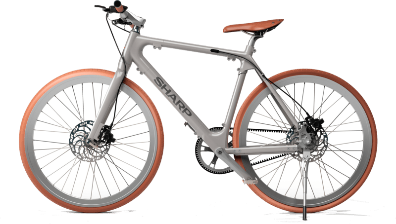 Sharp Hybrid E-Bike 250W Motor App 80km silber glanz