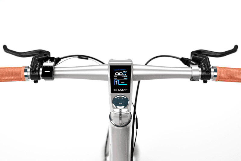 Sharp Hybrid E-Bike 250W Motor App 80km silber glanz