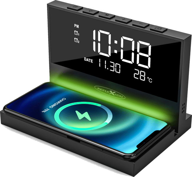 Reflexion ACW2188 Uhrenradio Wireless Charging