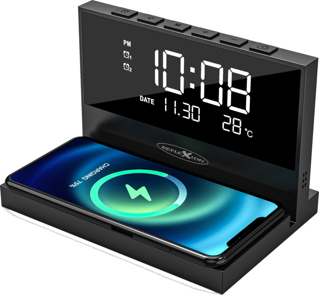 Reflexion ACW2188 Uhrenradio Wireless Charging