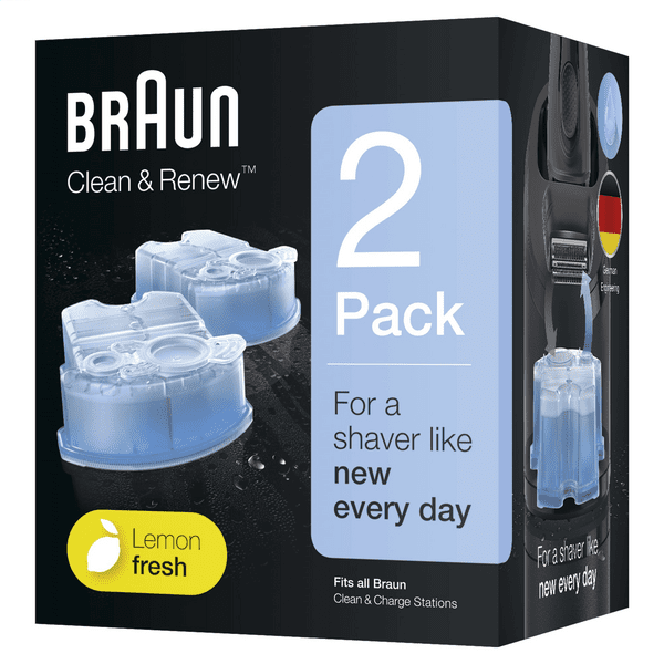 Braun 3-in-1 ShaverCare Reinigungskartuschen 2er Pack