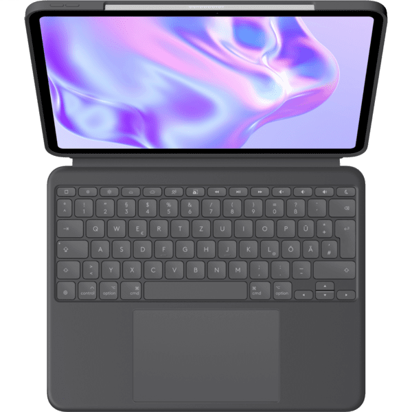 Logitech Combo Touch iPad Pro 13" 7Gen (2024) grau QWERTZ