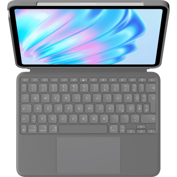 Logitech Combo Touch iPad Air 11" (2024) grau QWERTZ