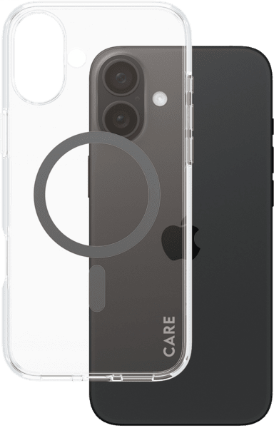 PanzerGlass CARE Flagship Colors iPhone 16 Plus schwarz