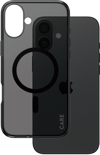 PanzerGlass CARE Flagship Smokey iPhone 16 Plus schwarz