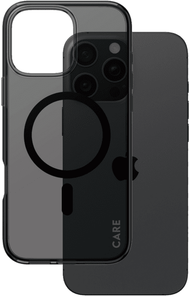 PanzerGlass CARE Flagship Smokey iPhone 16 Pro Max schwarz