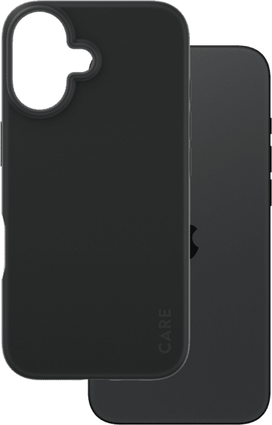 PanzerGlass CARE Fashion Colors iPhone 16 schwarz