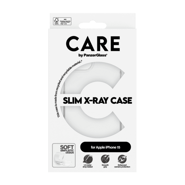 PanzerGlass CARE Fashion X-RAY iPhone 15 clear