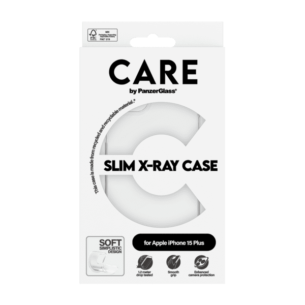 PanzerGlass CARE Fashion X-RAY iPhone 15 Plus clear