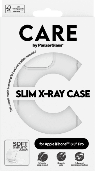 PanzerGlass CARE Fashion X-RAY iPhone 16 Pro clear