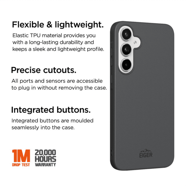 Eiger Grip Case Galaxy A35 schwarz Eiger Grip Case Galaxy A35 schwarz