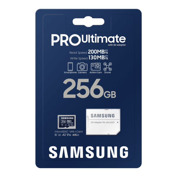 Samsung PRO Ultimate microSD-Card 256GB (2024)