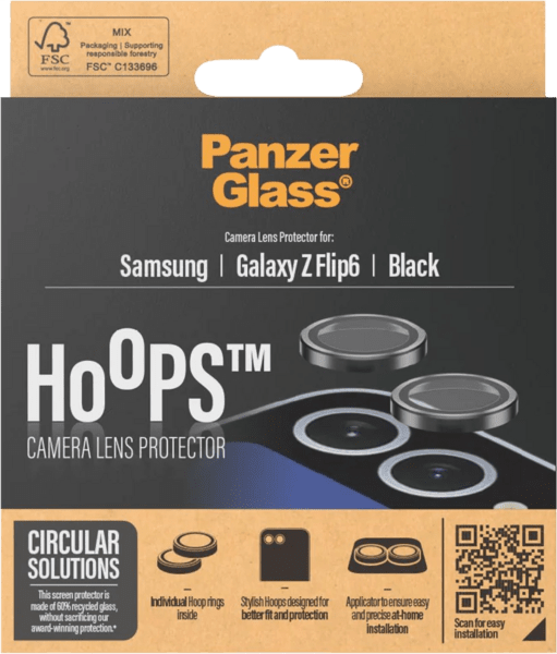 PanzerGlass Hoops Kamera SP Galaxy Z Flip6 schwarz