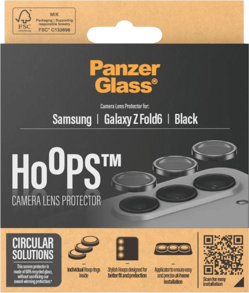 PanzerGlass Hoops Kamera SP Galaxy Z Fold6 schwarz