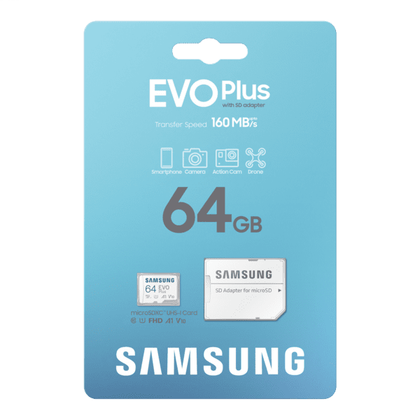 Samsung EVO Plus microSD-Card 64GB (2024)