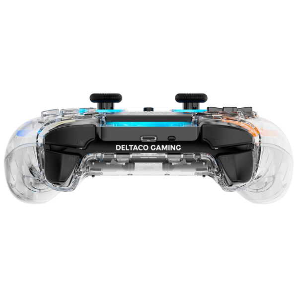 Deltaco PS4/PC Controller wireless/BT transparent