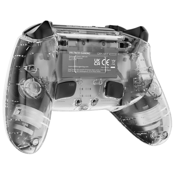 Deltaco PS4/PC Controller wireless/BT transparent