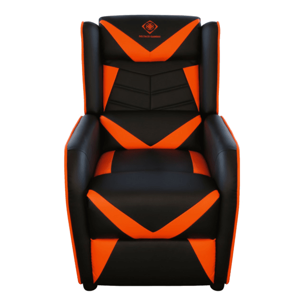 Deltaco GAM-087 Gaming Sessel DC420 Kunstleder orangeblack